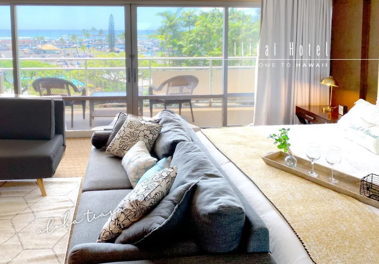 Ocean View Waikiki Luxury Ilikai Free Parking Daire Honolulu ABD