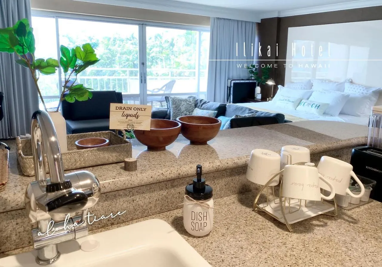 Ocean View Waikiki Luxury Ilikai Free Parking Apartment Honolulu